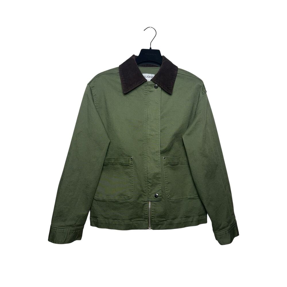 Aligne Midi Barn Jacket Contrast Collar Size 36 EU 4 US - Picture 2 of 5
